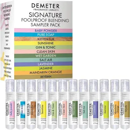 Demeter Fragrance's Signature Foolproof Blending Perfume Sampler Set of 12