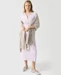 White + Warren Sand Wisp Heather Cashmere Travel Wrap