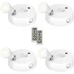 Olafus Spot Lights Indoor 4 Pack Wireless Spotlight Battery Operated