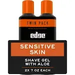 Edge Sensitive Skin Shave Gel Twin Pack 7-oz.