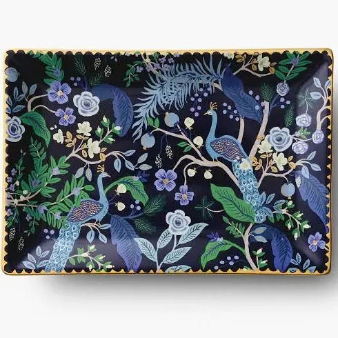 Rifle Paper Co - Catchall Tray - Peacock