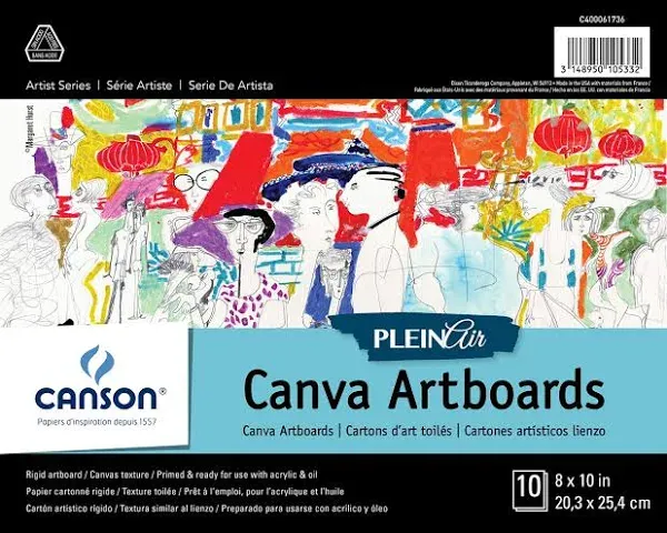 Canson Plein Air Canva-Paper Artboard Pad C400061736