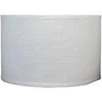 Urbanest Classic 16" Linen Drum Lamp Shade - Color: Off White