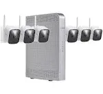 Lorex 4K 1TB Wi-Fi HaLow NVR System with Outdoor Battery Security Cameras