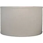 Classic Drum Linen Lamp Shade, 8&#034; to 16&#034; Bottom Size