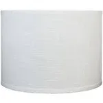 Classic Drum Linen Lamp Shade, 8&#034; to 16&#034; Bottom Size