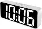 DreamSky Large Digital Alarm Clock Big Numbers for Seniors &amp;  Assorted Colors 