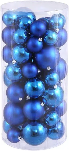 Vickerman 50 Shiny Silver Ornament Balls