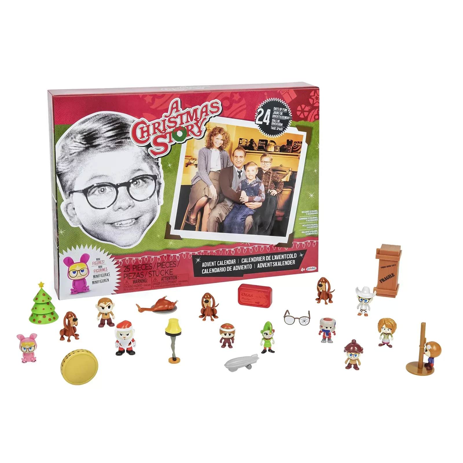 A Christmas Story Advent Calendar 2024 Includes 24 Windows Filled with Silly ...