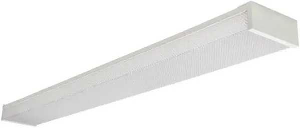 Commercial Electric 4 ft. 120V 3800 Lumens White Integrated LED Wraparound Light