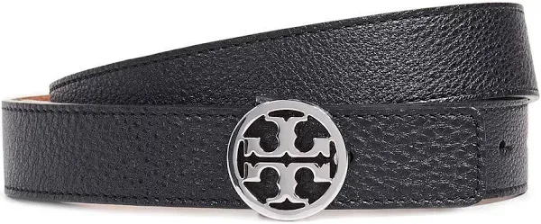 Tory Burch Logo Reversible Leather Belt