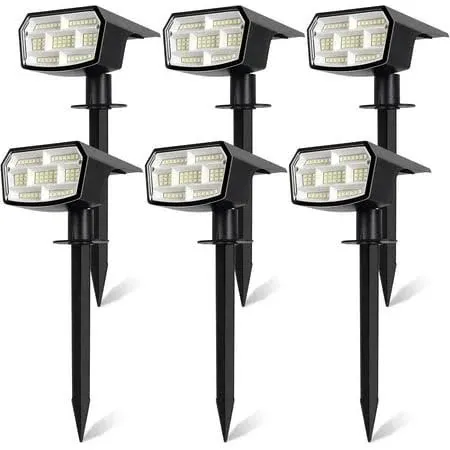 Nordic Hygge 6-Pack Solar Spot Lights