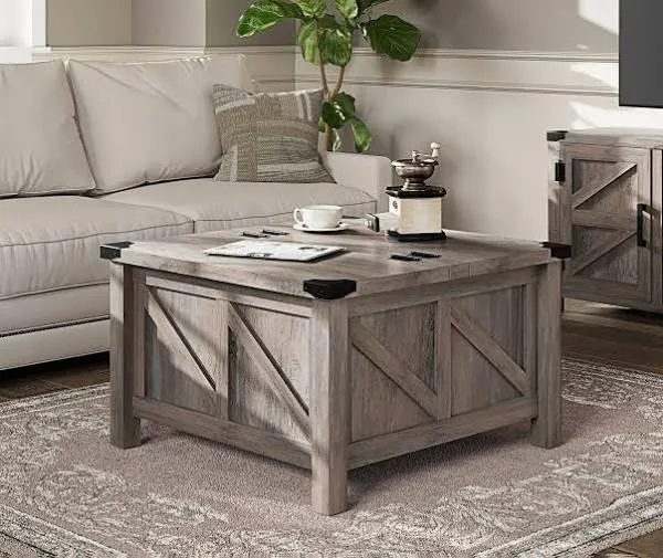 Wampat Coffee Table Farmhouse Square Table