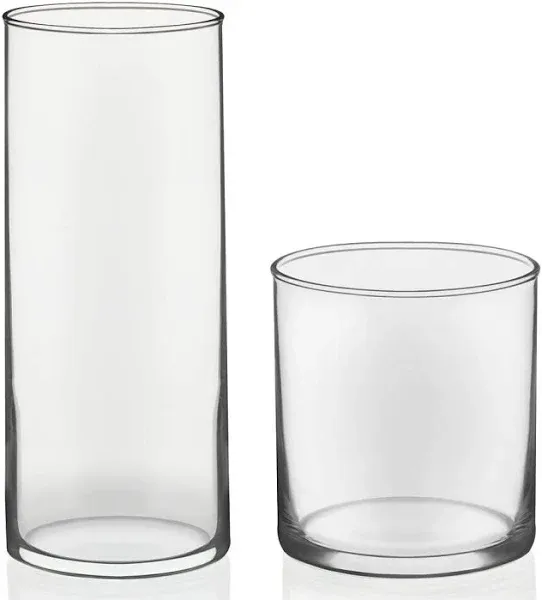 Libbey Miles 16 Piece Tumbler and Rocks Glass Set