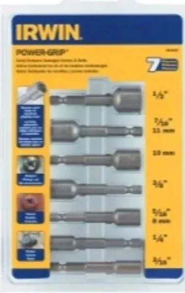 7 Piece Power Grip Nut Buster Set Brand New!