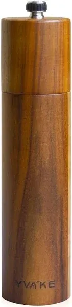 YVAKE Wooden Salt and Pepper Grinder Set of 2