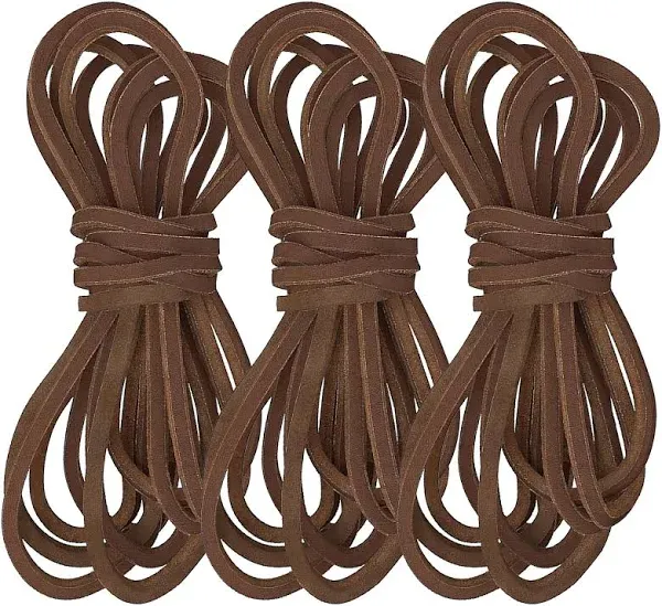 TOFL Logger Style Leather Boot Laces | 108 inch long | Comes in 1 or 3 Pairs