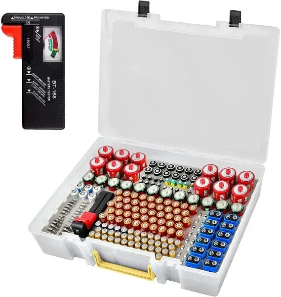 ALKOO Battery Organizer Storage Holder