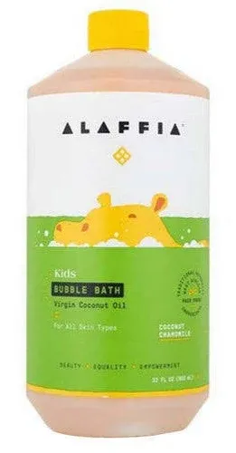 Alaffia Kids Bubble Bath Coconut Chamomile