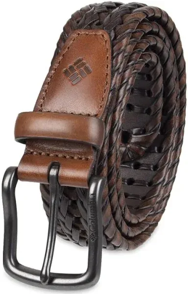 Columbia Men's Braided Leather Belt