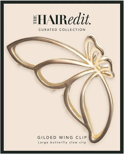 The Hair Edit Gilded Wing Butterfly Claw Clip