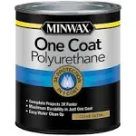 Minwax One Coat Polyurethane Satin, 1-Qt,