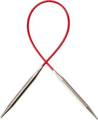 ChiaoGoo 9 Inch Regular RED Circular Knitting Needles Stainless Steel MPN 6009