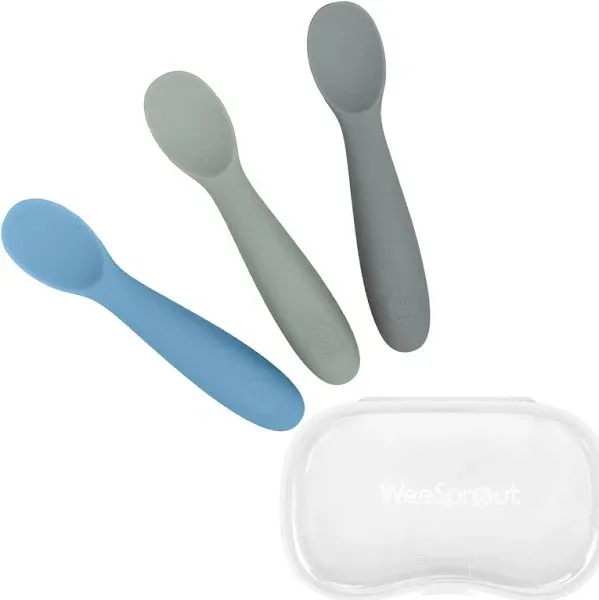 Silicone Baby Spoons for Self Feeding