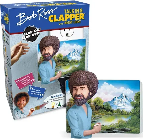 NECA Bob Ross Talking Clapper with Night Light