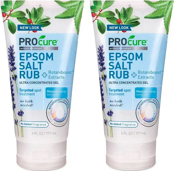 Procure Epsom Salt Rub Gel with Aloe Vera