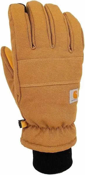 Carhartt Women&#x27;s Large Insulated Duck Synthetic Leather Knit Cuff Gloves NWT