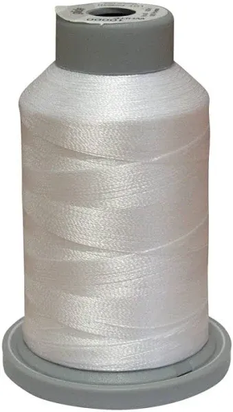 Glide Polyester Thread 10000 White Mini Spool