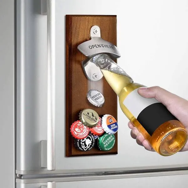 Gifts for Men Dad Husband Wall Mounted Magnetic Bottle Opener Unique Christmas