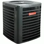 Goodman - 3.0 Ton Cooling - 80k BTU/Hr Heating - Heat Pump + Furnace System - 14.3 SEER2 - 80% AFUE - Upflow