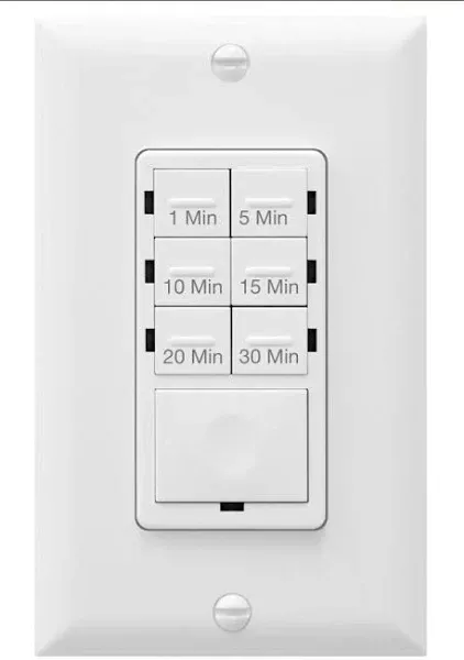 Enerlites In-Wall Preset Countdown Timer Switch