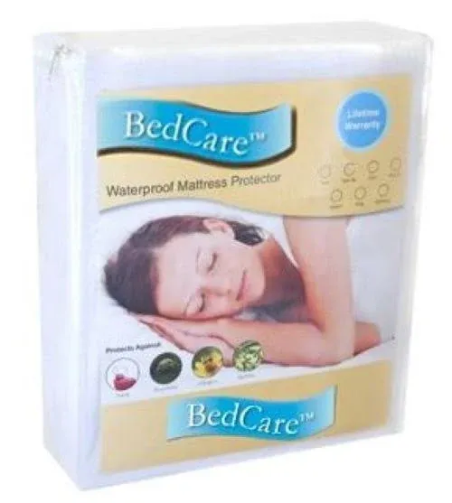 BedCare Fitted Hypoallergenic & Waterproof Mattress Protectors-Twin 39" x 75" x 18"