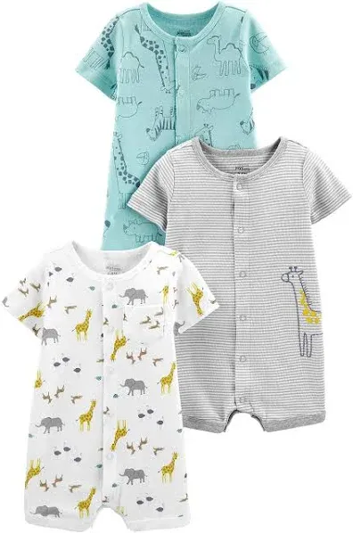 Simple Joys by Carter's Baby 3-Pack Snap-up Rompers