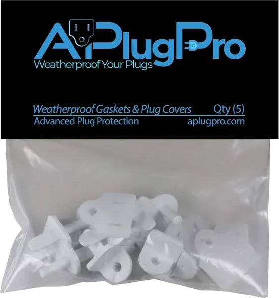 APLUGPRO Weatherproof Gaskets & Plug Covers - 25 Pack