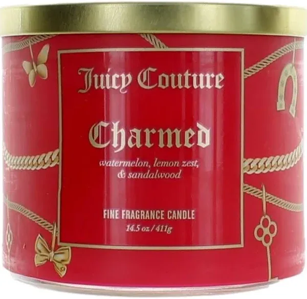 Juicy Couture Charmed Soy Wax Blend 3 Wick Candle