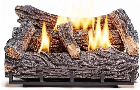 22'' W Ventless Fireplace Logs