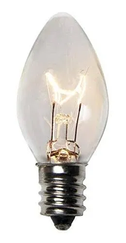 Wintergreen Lighting C7 Transparent 5W Bulb