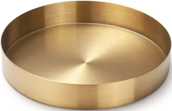 IVAILEX Round Gold Tray