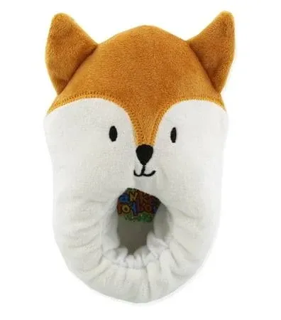 Red Fox Plush Slippers