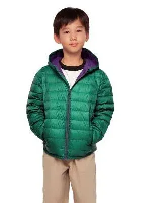 Rokka&Rolla Boys' Ultra-Light Packable Down Jacket