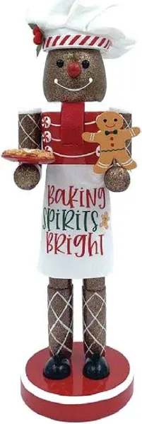 Santa's Workshop Baking Spirits Bright Nutcracker