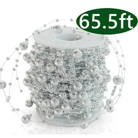 65.6 Feet Christmas Tree Beads Garland