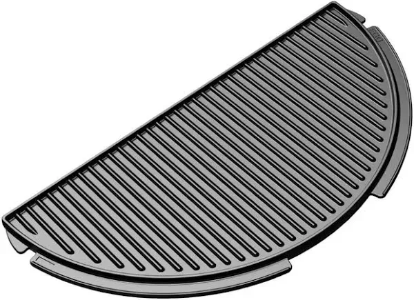 Big Green Egg Half Moon Cast Iron Plancha Griddle