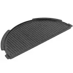 Half Moon Cast Iron Plancha Griddle (Large Big Green Egg)