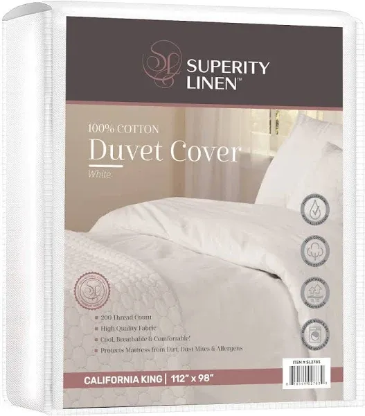 Superity King Size Soft, Breatheable, Comfortable, Allergy Free Duvet Cover