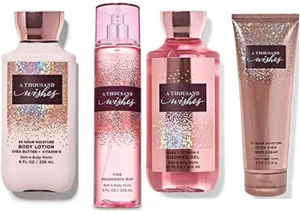 Bath and Body Works A Thousand Wishes Gift Set